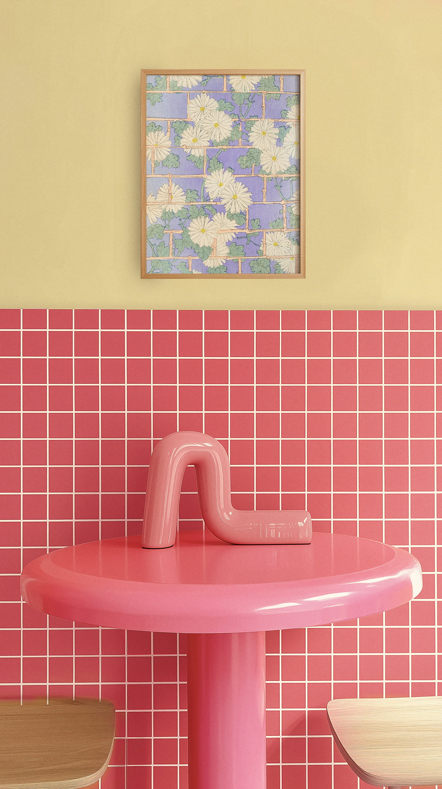 FLOWERS ON THE WALL