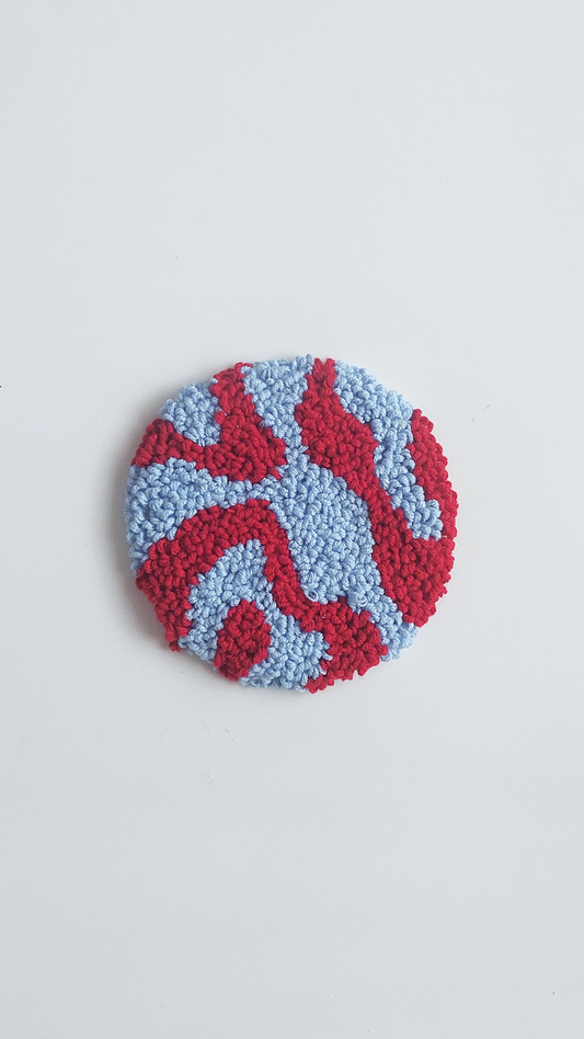 RED SANDY PUNCH COASTER
