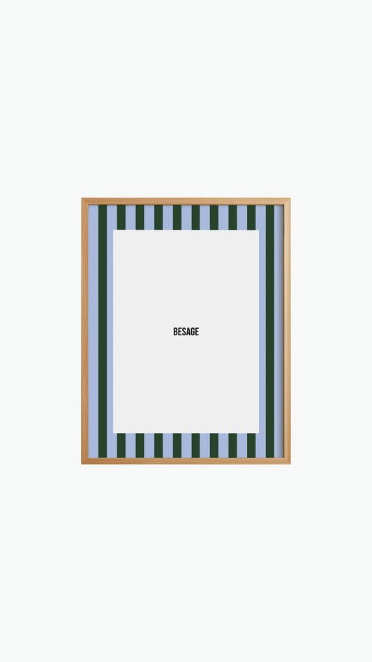 SEA BLUE x FOREST GREEN — LINES