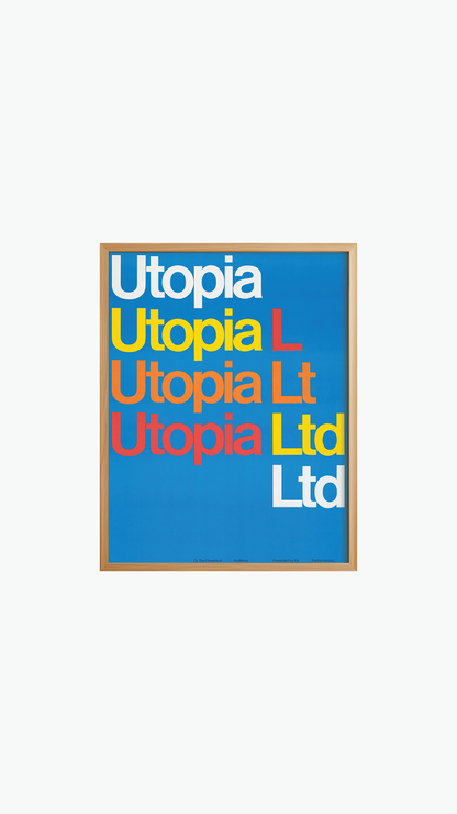 BLUE TYPO
